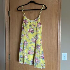 Lucca Couture Yellow Slip Dress Size M